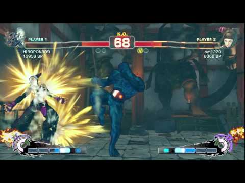 SSF4 - HIROPON (Seth) VS. sm1220 (Juri)