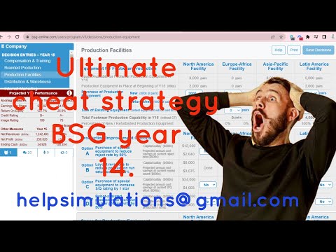 BEST FREE ANSWERS FOR BUSINESS STRATEGY GAME (BSG) 2023 YEAR 14