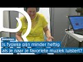 Proefkonijnen 'lijden' terwijl ze naar hun favoriete muziek luisteren in het Erasmus MC