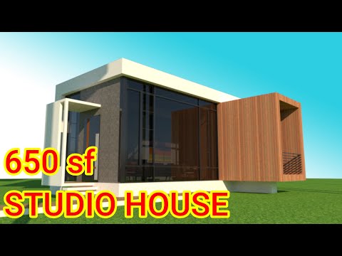 650 sf STUDIO HOUSE