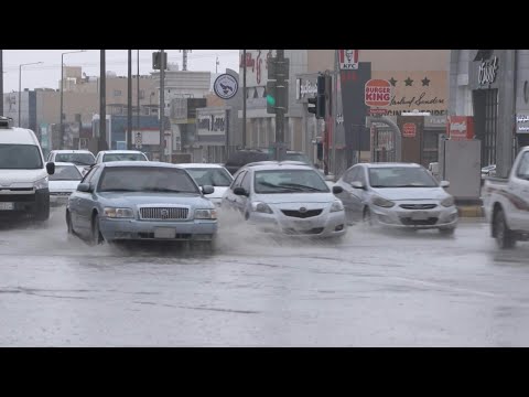 Heavy rains flood roads in Saudi Arabia's Riyadh | AFP