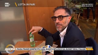 Quanto pesa davvero il pranzo fuori casa? - Agorà 28/10/2026