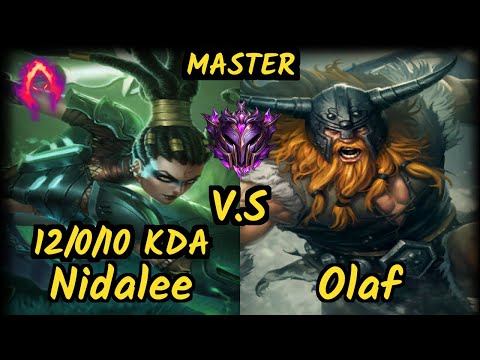 MMM Babip (NIDALEE) vs OLAF - 12/0/10 KDA JUNGLE GAMEPLAY - OC Ranked MASTER