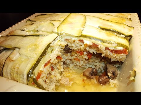 ZUCCHINI RICE CASSEROLE