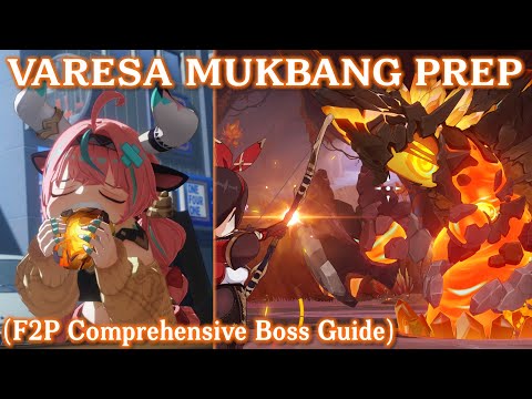 How to Get to and Defeat the Varesa Boss "Lava Dragon Statue" in Genshin Impact v5.5 | #hoyocreators