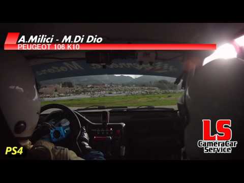 CAMERA CAR A.Milici - M.Di Dio al Palermo Exibision Rally 2016
