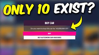 You CANT Buy The Most Expensive Car in Forza Horizon 5