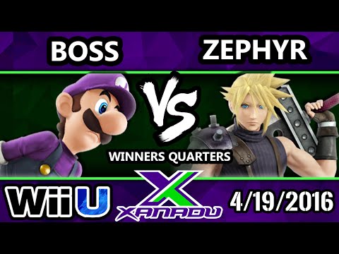 S@X 146 - TCG | Boss (Luigi) Vs. DG | Zephyr (Cloud) SSB4 Winners Quarters - Smash Wii U - Smash 4