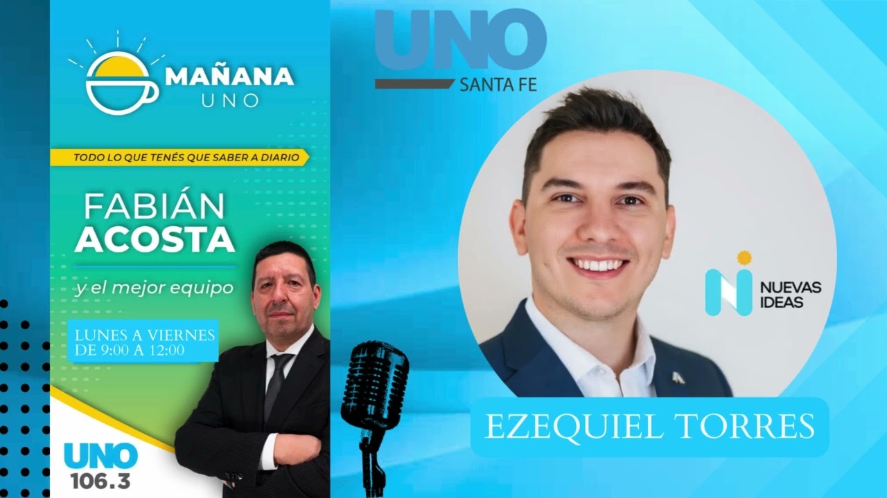 Ezequiel Torres candidato a diputado nacional por "Nuevas Ideas"
