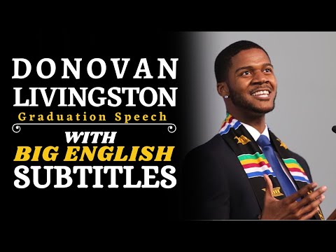 ENGLISH SPEECH | DONAVAN LIVINGSTON: Sky is not the limit. It is only the beginning.