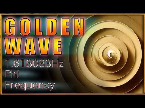 GOLDEN RATIO FREQUENCY | 1.618033Hz |Phi Binaural Beats | Sacred Geometrical Isochronic 🌀🌌