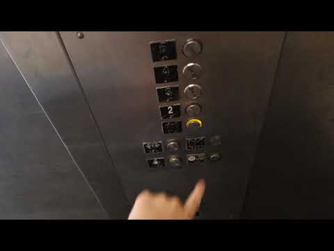 DISGUSTING & SKETCHY "DOVIS" Hydraulic Elevator at The Viking Motel, Myrtle Beach, SC
