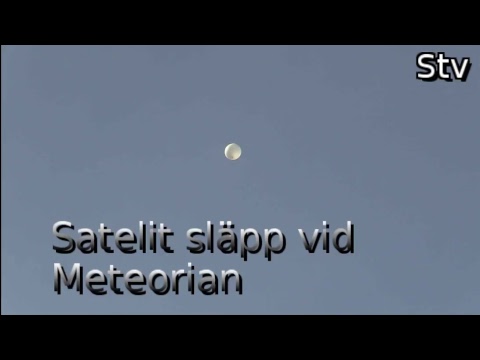 Satelit Släpp  från Meteorian 26.05.2018 (Live)