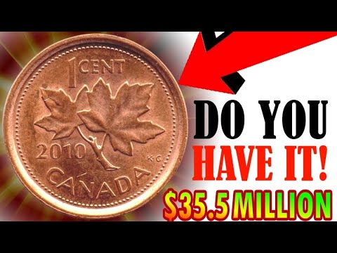 "Is Your 1 Cent Coin Canada 2010 Worth $35.5 Million? Find Out Now! #coincollection #money