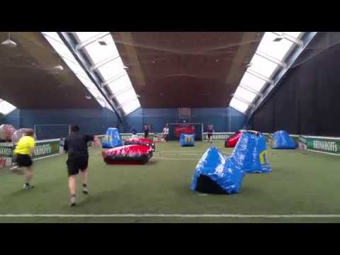 Arrow Tag spiel im Sportpark Gelsenkirchen