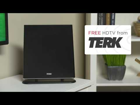 Terk MTVGLSV Amplified Flat Indoor Antenna