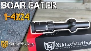 Video: Nikko Stirling Boar Eater 1-4x24 Belyst 4 Dot Extreme