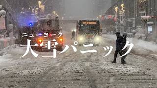 【NYC大雪】今年2度目の警報発令…街が凍りついた日｜まるでDay After Tomorrow #海外生活 #ニューヨーク #大雪