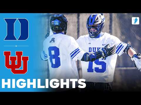Duke vs Utah | NCAA College Lacrosse | Highlights - February 06, 2026