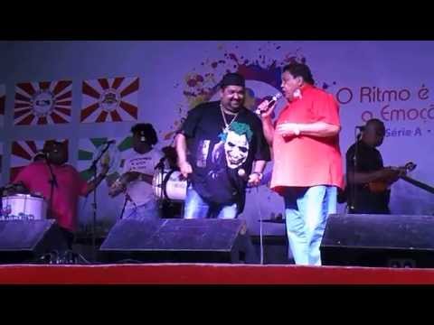 Dominguinhos do Estácio cantando na quadra da Viradouro - Sorteio da LIERJ