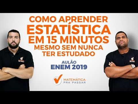 COMO APRENDER ESTATÍSTICA EM 15 MINUTOS MESMO SEM NUNCA TER ESTUDADO.