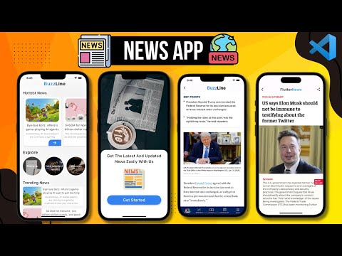 🔥🗞️📰 Learn News App in Flutter with 2 REAL Projects | Rest API, State Management - 2025