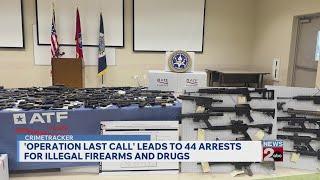 Operation Last Call nets 160 illegal guns