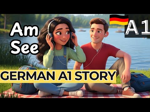Learn German: A1 German Story for Beginners | A Fun Day At the Lake