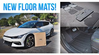 New Floor Mats for my Kia EV6! 3D Mats USA Elitect Review