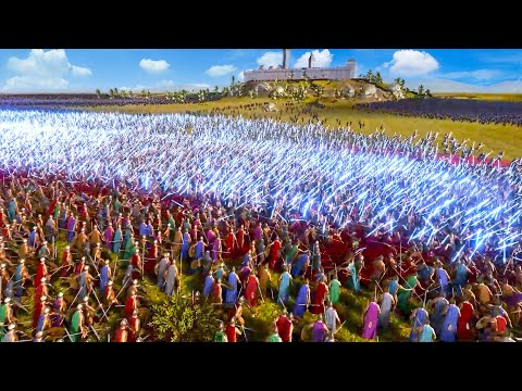 Can Genghis Khan Defeat 1.6 Million Spartan and Persian allies?  - Ultimate Epic Battle Simulator 2