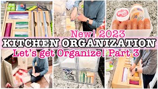 KITCHEN ORGANIZATION 2023 | KITCHEN CLEAN DECLUTTER AND ORGANIZE WITH ME | DEEP CLEANING MOTIVATION