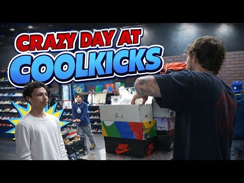 CRAZIEST DAY EVER AT COOLKICKS!!