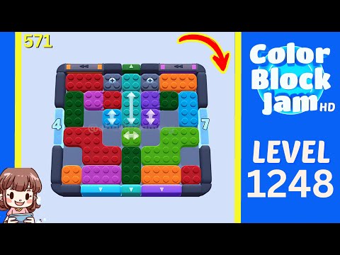 Color Block Jam Level 571 (1248) Solution Walkthrough