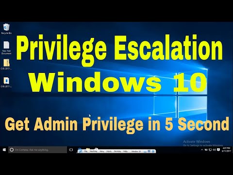 Windows 10 Privilege Escalation Demonstration