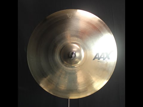 Sabian 21" AAX Raw Bell Dry Ride Brilliant - 3169g (video demo) image 2