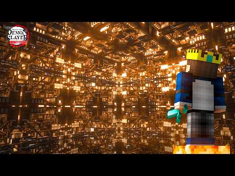 HOW I BUILD THE INFINITY CASTLE in Minecraft Hardcore...