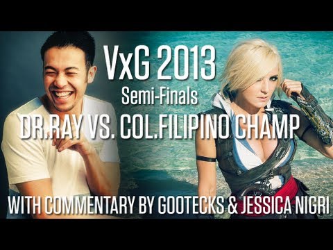 VxG 2013: DR Ray vs. coL|Filipino Champ (gootecks and Jessica Nigri on commentary)