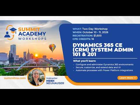 Summit Academy: System Admin 101 & 201 Summit Academy: System Admin 101 & 201