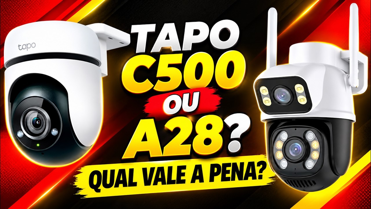 Miniatura da avaliação em vídeo de Câmera de Segurança EZVIZ A28 IP HD Branca com Visão Noturna Branco