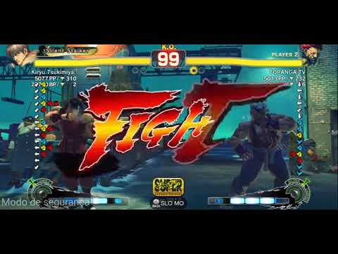 Kiryu tsukimiya vs Tokido. topanga TV. Ultra Street Fighter 4.