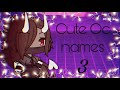 Cute Oc Names 3