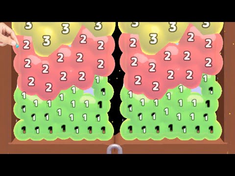 Relaxing & Satisfying Mobile Game Melty Bubble - jelly 2048 ball Gameplay walkthrough part 7