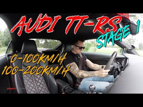 Audi TT-RS Stage 1 | 0-100 km/h & 100-200km/h | SimonMotorSport | #696