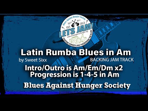 A MINOR | Latin Rumba Blues | 98 BPM