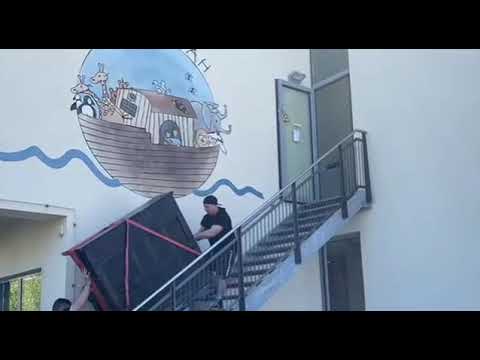 von Königstein Klaviertransport Kindergarten Arche Noah Speyer Transport mit pianoplan