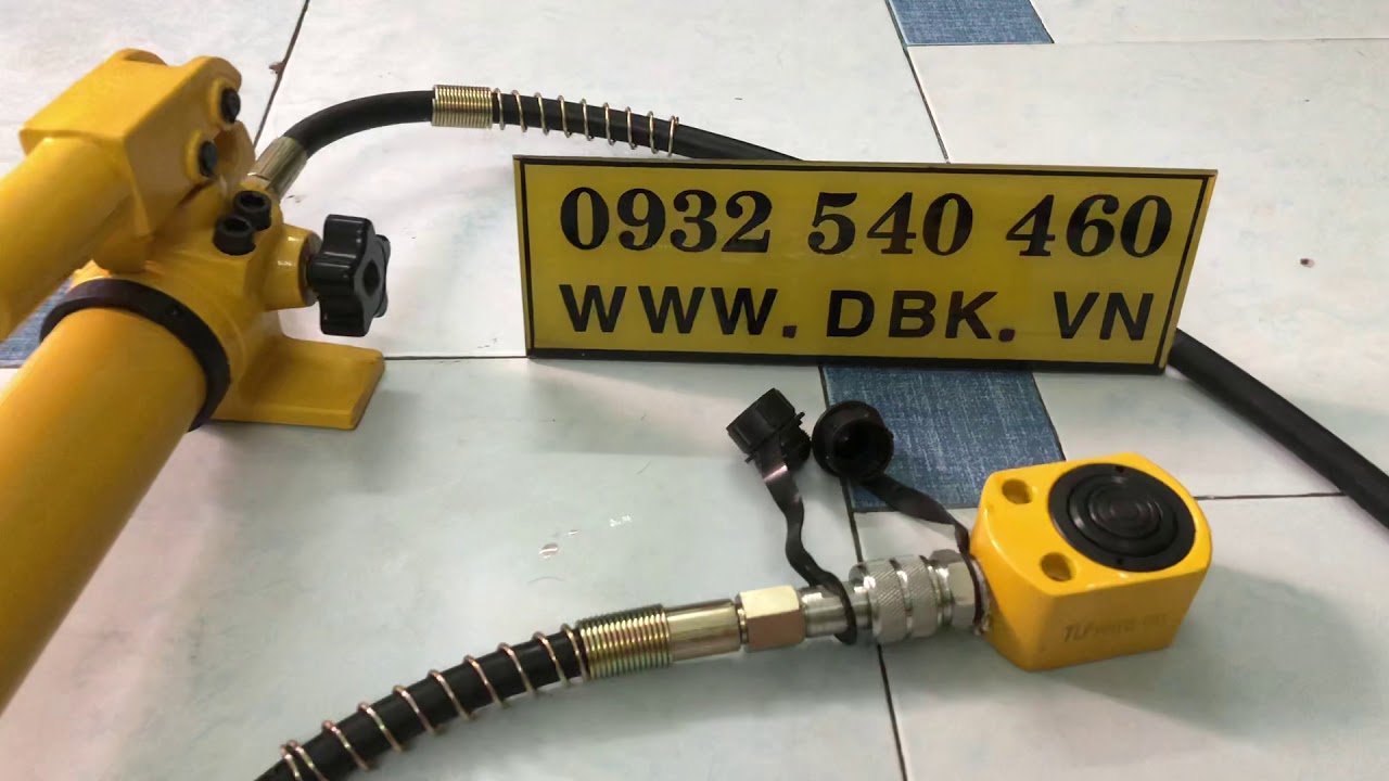 Video TLP HHYG-10D - Kích thủy lực 1 chiều lùn tầng 10 tấn 25mm TLP HHYG-10D