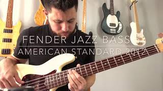 Video thumbnail for FENDER JAZZ BASS AMERICAN STANDARD 2012 - Teste Drive - Thiago Tonini by Thiago Tonini