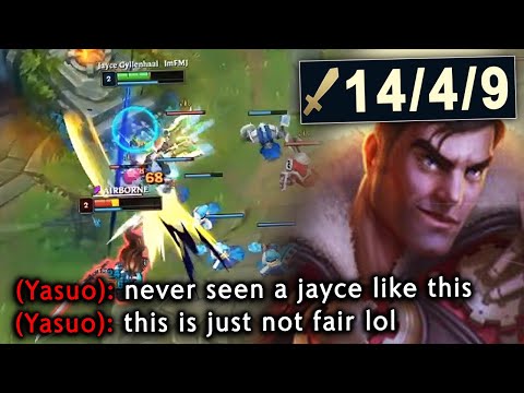 Rank 1 Jayce demonstrates how to completely SHUT DOWN Yasuo players