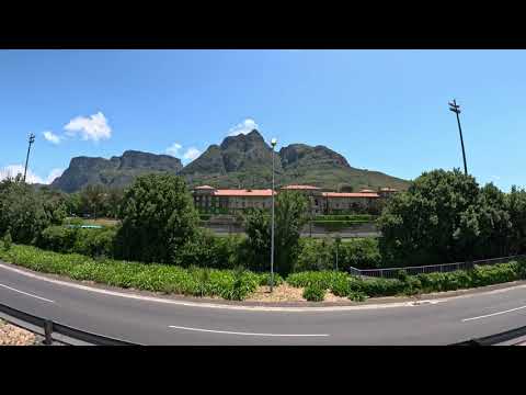 ЮАР. Кейптаун из автобуса City Sightseeing. Университет Кейптаун. University of Cape Town.