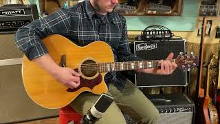Video thumbnail for 2000s Takamine EG523SC jumbo acoustic/electric guitar by Jake Wildwood & Co